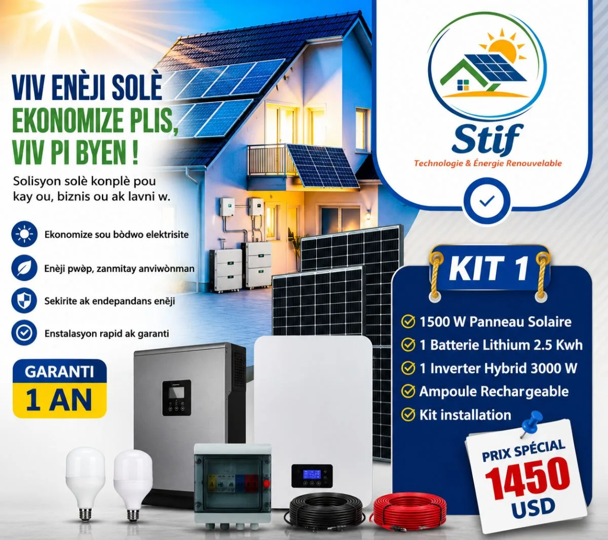 Kit solaire complet